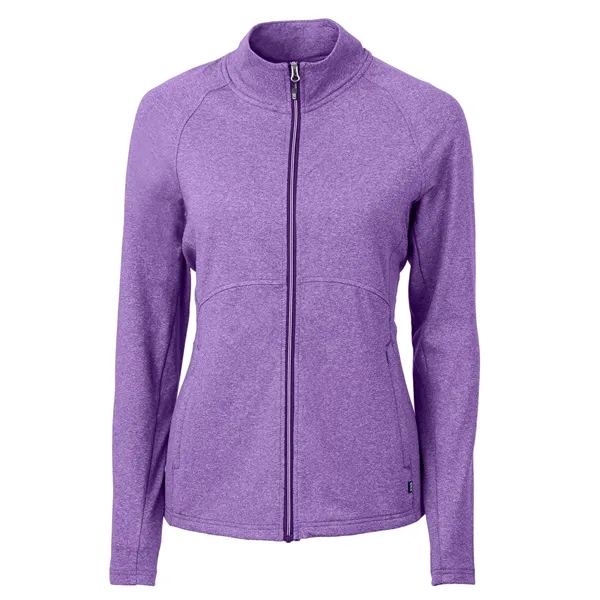 Women's jacket with a full-zip, wind resistance, raglan sleeves, pockets, and... from ASI 47965 Cutter & Buck