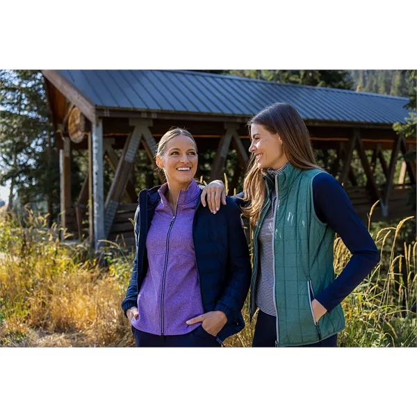 Women's jacket with a full-zip, wind resistance, raglan sleeves, pockets, and... from ASI 47965 Cutter & Buck