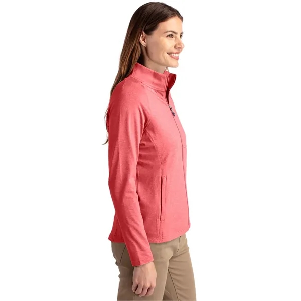 Women's jacket with a full-zip, wind resistance, raglan sleeves, pockets, and... from ASI 47965 Cutter & Buck