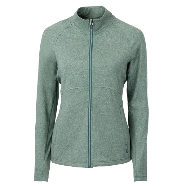 Women's jacket with a full-zip, wind resistance, raglan sleeves, pockets, and... from ASI 47965 Cutter & Buck