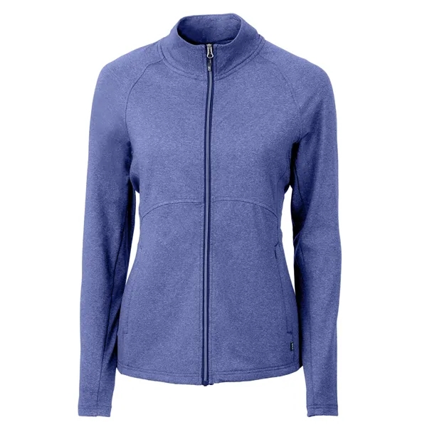 Women's jacket with a full-zip, wind resistance, raglan sleeves, pockets, and... from ASI 47965 Cutter & Buck