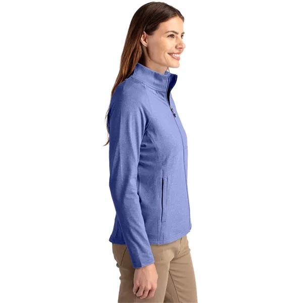 Women's jacket with a full-zip, wind resistance, raglan sleeves, pockets, and... from ASI 47965 Cutter & Buck