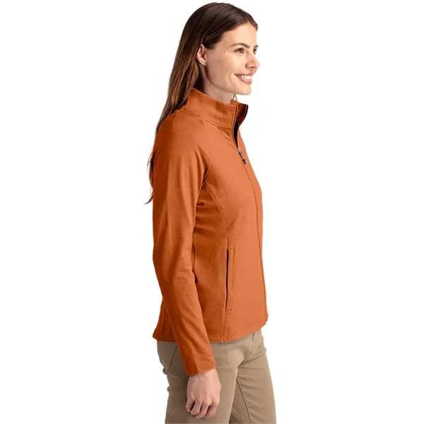 Women's jacket with a full-zip, wind resistance, raglan sleeves, pockets, and... from ASI 47965 Cutter & Buck