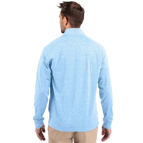 Men's sweatshirt with a quarter-zip, zipper, raglan sleeves, and locker loop.... from ASI 47965 Cutter & Buck