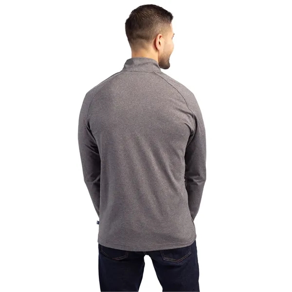 Men's sweatshirt with a quarter-zip, zipper, raglan sleeves, and locker loop.... from ASI 47965 Cutter & Buck