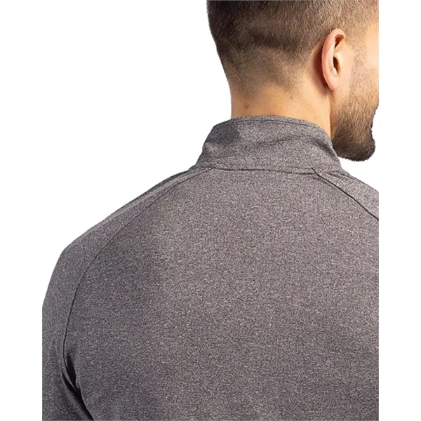 Men's sweatshirt with a quarter-zip, zipper, raglan sleeves, and locker loop.... from ASI 47965 Cutter & Buck
