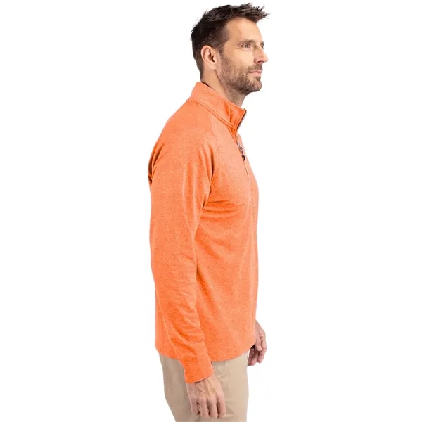 Men's sweatshirt with a quarter-zip, zipper, raglan sleeves, and locker loop.... from ASI 47965 Cutter & Buck