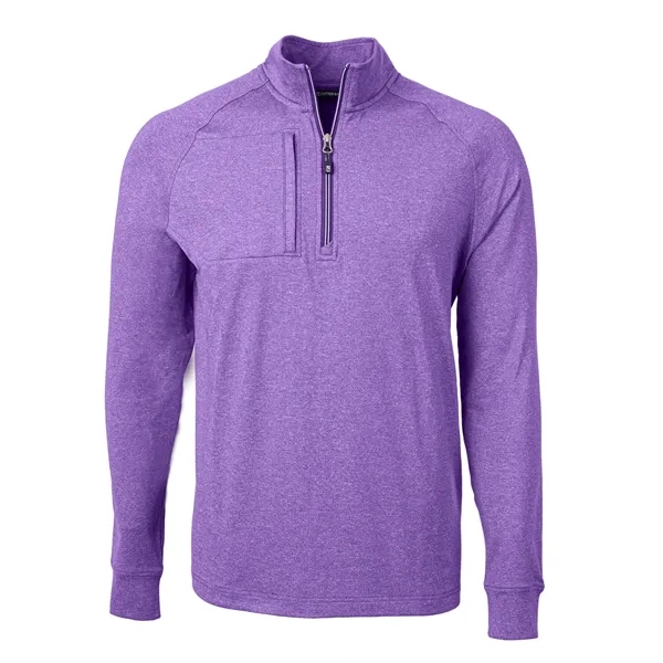 Men's sweatshirt with a quarter-zip, zipper, raglan sleeves, and locker loop.... from ASI 47965 Cutter & Buck