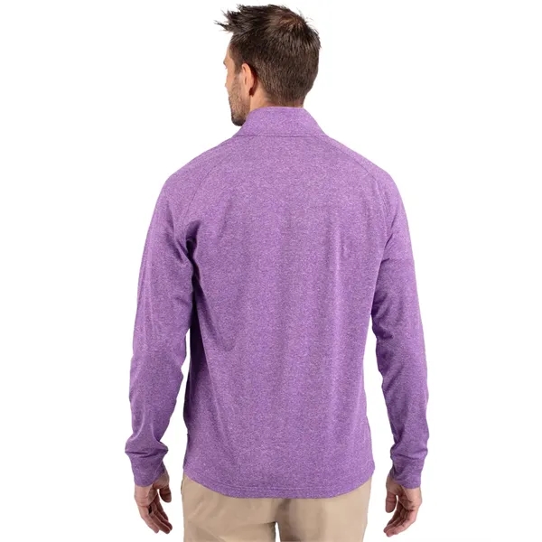 Men's sweatshirt with a quarter-zip, zipper, raglan sleeves, and locker loop.... from ASI 47965 Cutter & Buck
