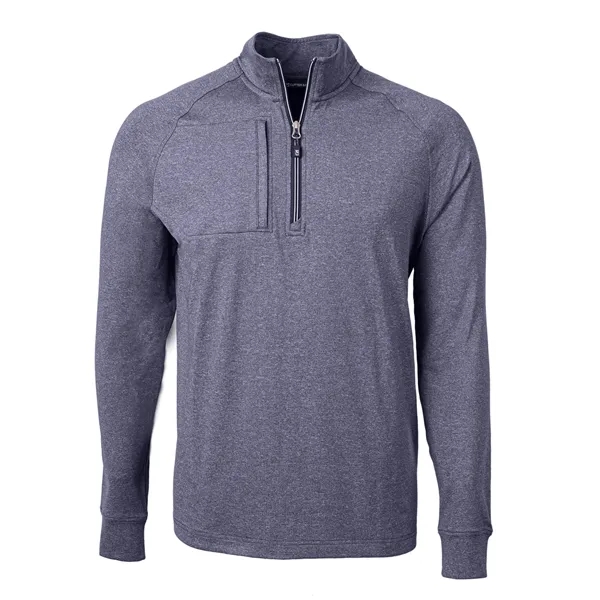 Men's sweatshirt with a quarter-zip, zipper, raglan sleeves, and locker loop.... from ASI 47965 Cutter & Buck