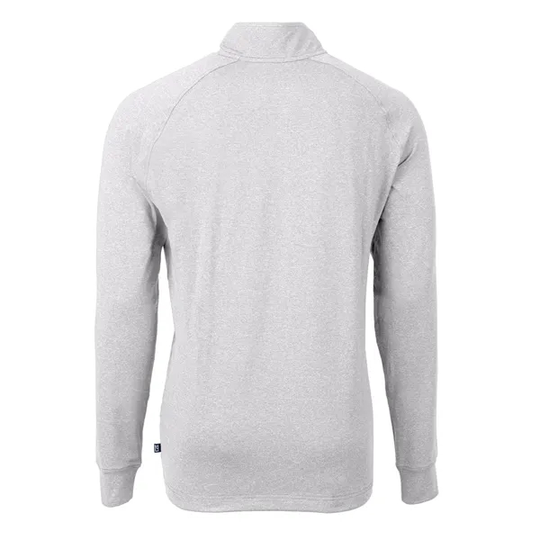 Men's sweatshirt with a quarter-zip, zipper, raglan sleeves, and locker loop.... from ASI 47965 Cutter & Buck