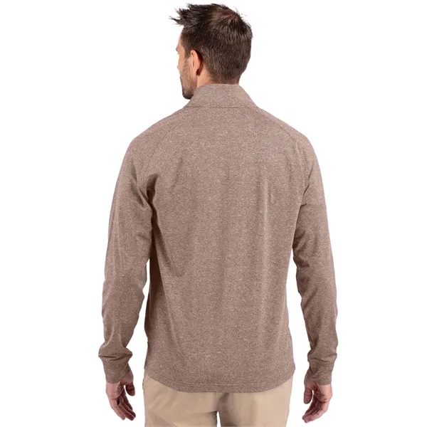 Men's sweatshirt with a quarter-zip, zipper, raglan sleeves, and locker loop.... from ASI 47965 Cutter & Buck