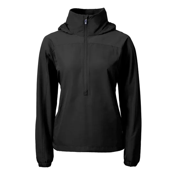Women's anorak jacket with wind and water resistance, packable pouch, and... from ASI 47965 Cutter & Buck