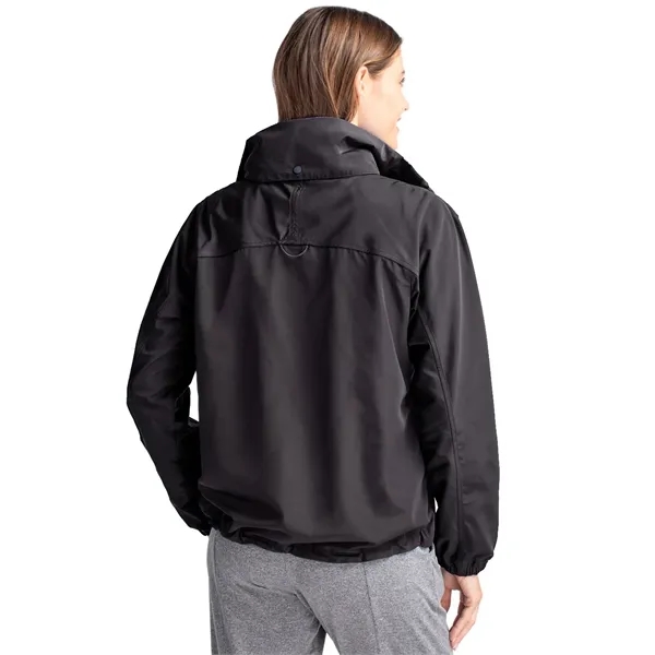 Women's anorak jacket with wind and water resistance, packable pouch, and... from ASI 47965 Cutter & Buck