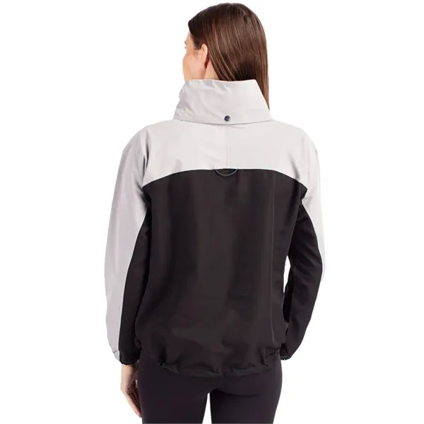 Women's anorak jacket with wind and water resistance, packable pouch, and... from ASI 47965 Cutter & Buck