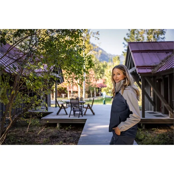 Women's anorak jacket with wind and water resistance, packable pouch, and... from ASI 47965 Cutter & Buck