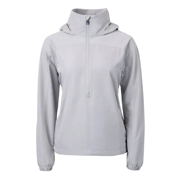 Women's anorak jacket with wind and water resistance, packable pouch, and... from ASI 47965 Cutter & Buck