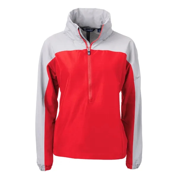 Women's anorak jacket with wind and water resistance, packable pouch, and... from ASI 47965 Cutter & Buck