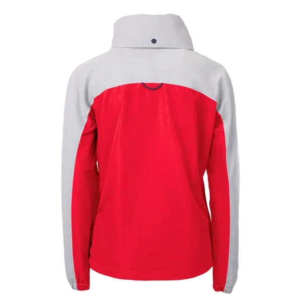 Women's anorak jacket with wind and water resistance, packable pouch, and... from ASI 47965 Cutter & Buck