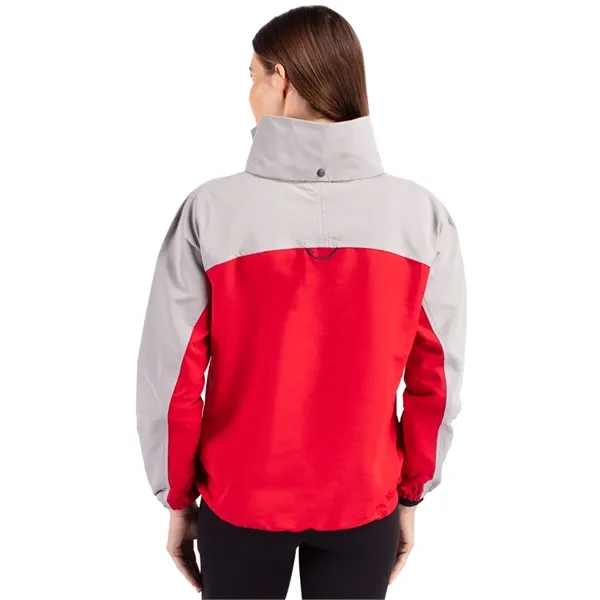 Women's anorak jacket with wind and water resistance, packable pouch, and... from ASI 47965 Cutter & Buck