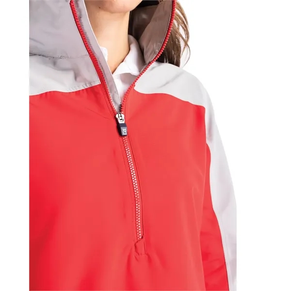 Women's anorak jacket with wind and water resistance, packable pouch, and... from ASI 47965 Cutter & Buck