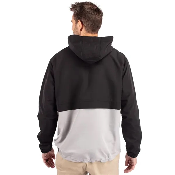 Men's anorak jacket with wind and water resistance, pouch, hood, and... from ASI 47965 Cutter & Buck