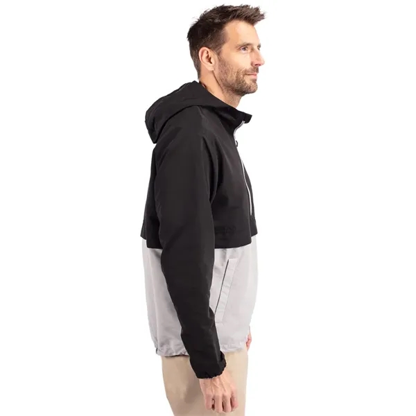 Men's anorak jacket with wind and water resistance, pouch, hood, and... from ASI 47965 Cutter & Buck