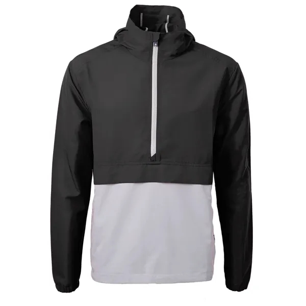 Men's anorak jacket with wind and water resistance, pouch, hood, and... from ASI 47965 Cutter & Buck