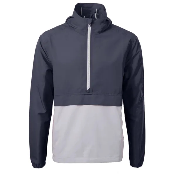 Men's anorak jacket with wind and water resistance, pouch, hood, and... from ASI 47965 Cutter & Buck