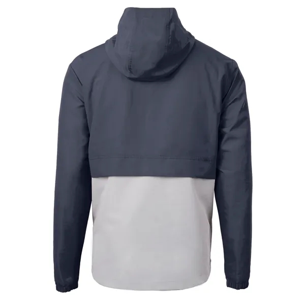 Men's anorak jacket with wind and water resistance, pouch, hood, and... from ASI 47965 Cutter & Buck