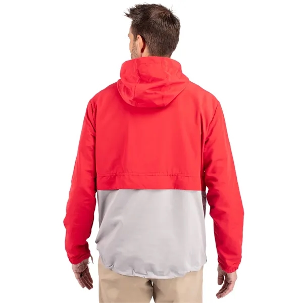 Men's anorak jacket with wind and water resistance, pouch, hood, and... from ASI 47965 Cutter & Buck