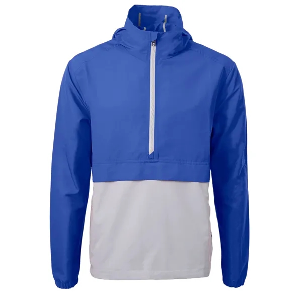 Men's anorak jacket with wind and water resistance, pouch, hood, and... from ASI 47965 Cutter & Buck