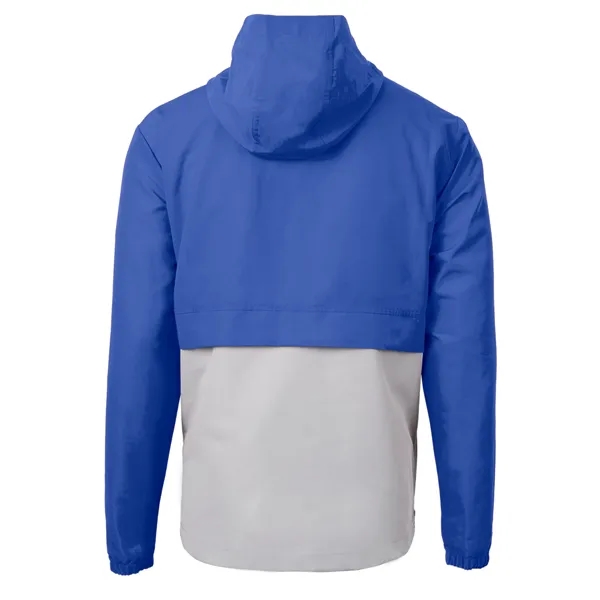 Men's anorak jacket with wind and water resistance, pouch, hood, and... from ASI 47965 Cutter & Buck