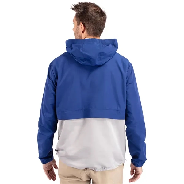 Men's anorak jacket with wind and water resistance, pouch, hood, and... from ASI 47965 Cutter & Buck