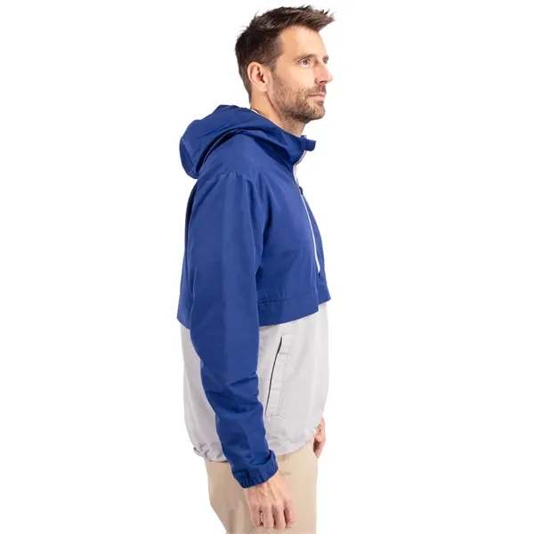 Men's anorak jacket with wind and water resistance, pouch, hood, and... from ASI 47965 Cutter & Buck