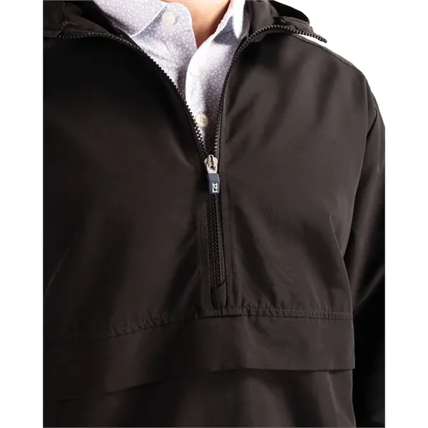 Men's anorak jacket with wind and water resistance, pouch, hood, and... from ASI 47965 Cutter & Buck