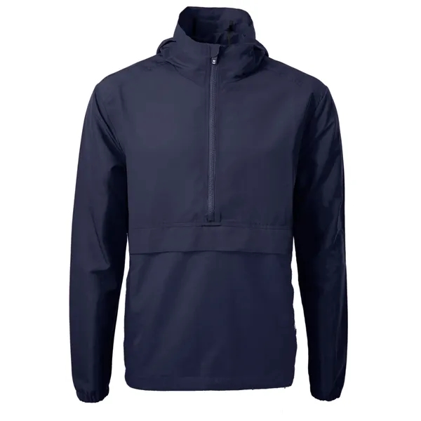 Men's anorak jacket with wind and water resistance, pouch, hood, and... from ASI 47965 Cutter & Buck