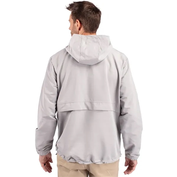 Men's anorak jacket with wind and water resistance, pouch, hood, and... from ASI 47965 Cutter & Buck