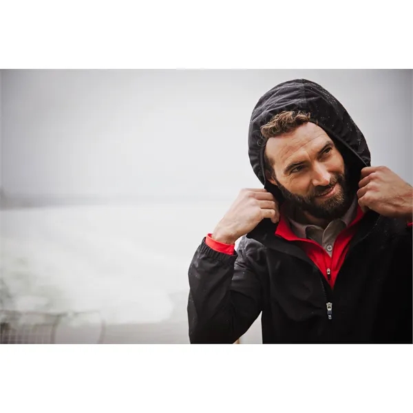Jacket with a full-zip, wind and water resistance, hood, and drawcord.... from ASI 47965 Cutter & Buck