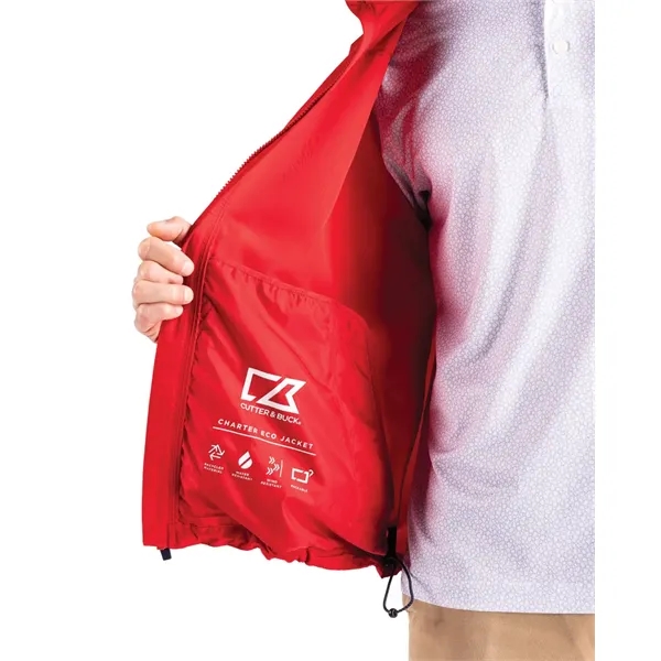 Jacket with a full-zip, wind and water resistance, hood, and drawcord.... from ASI 47965 Cutter & Buck