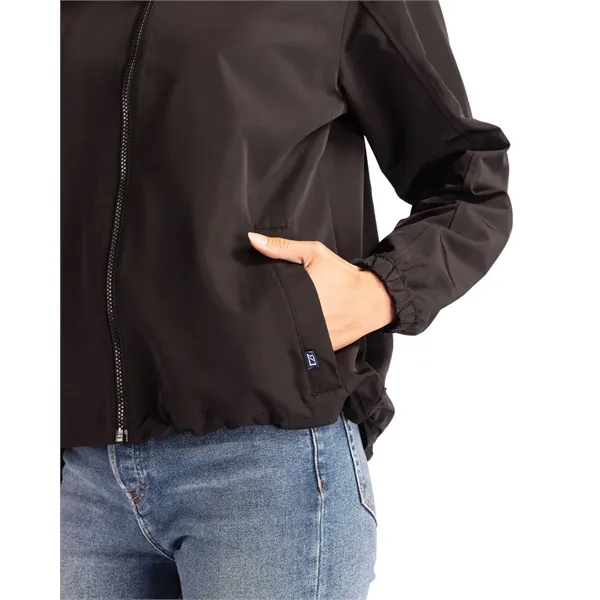 Women's jacket with a full-zip, wind and water resistance, and hood.... from ASI 47965 Cutter & Buck