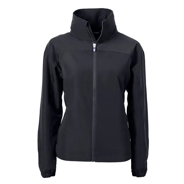 Women's jacket with a full-zip, wind and water resistance, and hood.... from ASI 47965 Cutter & Buck