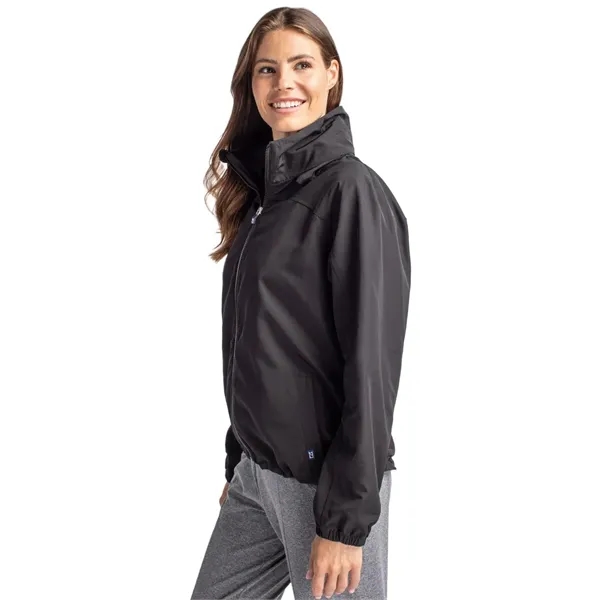 Women's jacket with a full-zip, wind and water resistance, and hood.... from ASI 47965 Cutter & Buck