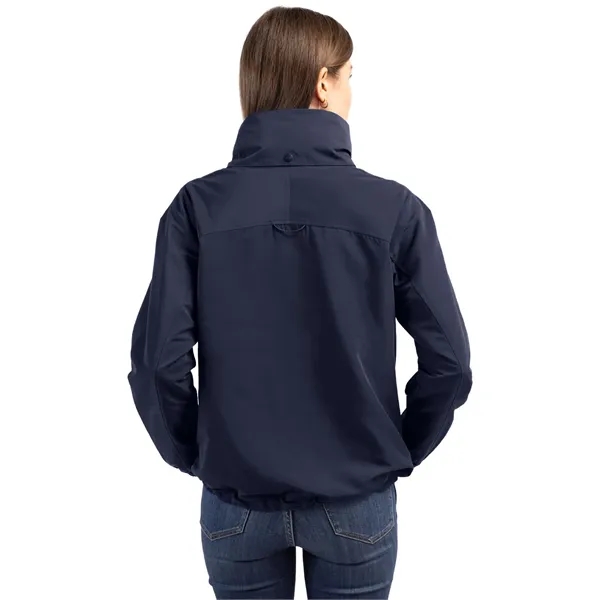 Women's jacket with a full-zip, wind and water resistance, and hood.... from ASI 47965 Cutter & Buck