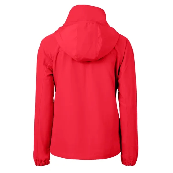 Women's jacket with a full-zip, wind and water resistance, and hood.... from ASI 47965 Cutter & Buck