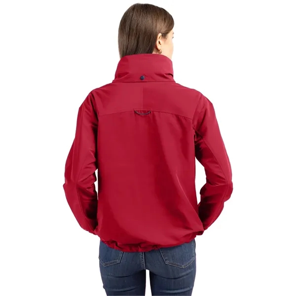 Women's jacket with a full-zip, wind and water resistance, and hood.... from ASI 47965 Cutter & Buck