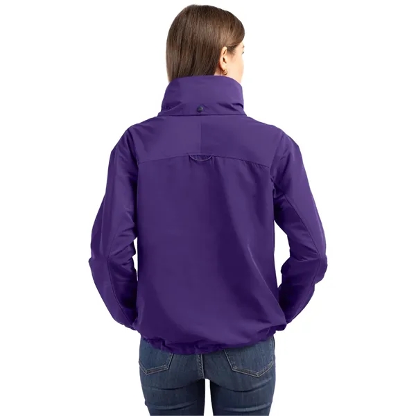 Women's jacket with a full-zip, wind and water resistance, and hood.... from ASI 47965 Cutter & Buck