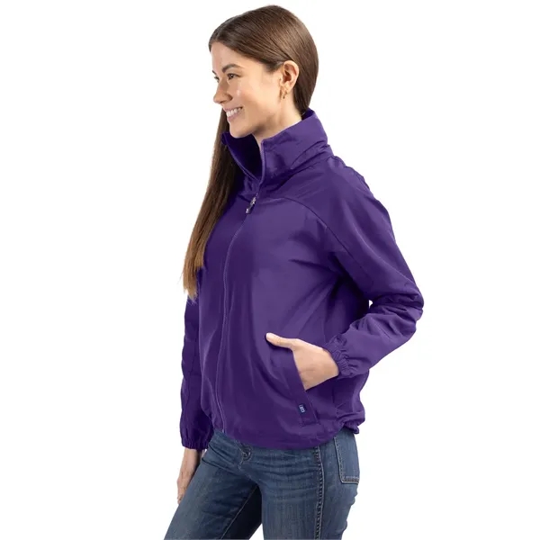 Women's jacket with a full-zip, wind and water resistance, and hood.... from ASI 47965 Cutter & Buck