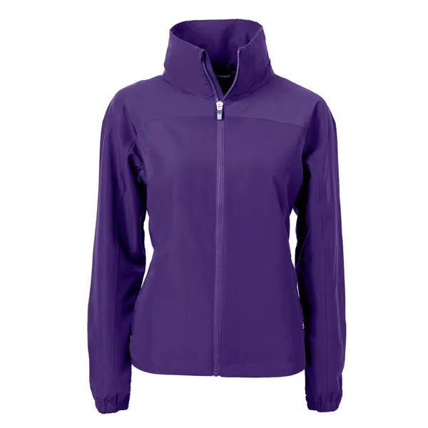 Women's jacket with a full-zip, wind and water resistance, and hood.... from ASI 47965 Cutter & Buck