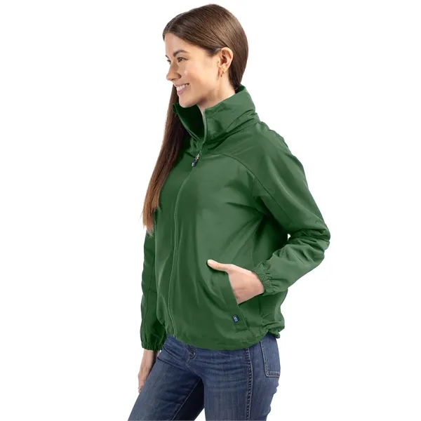 Women's jacket with a full-zip, wind and water resistance, and hood.... from ASI 47965 Cutter & Buck